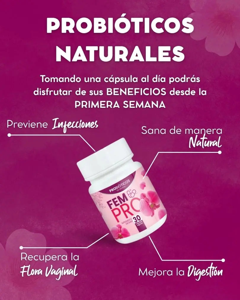 Probióticos naturales FEMPRO