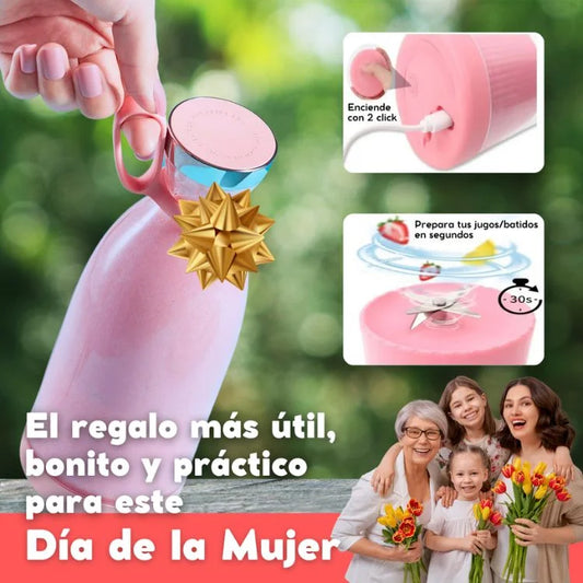 MINI LICUADORA PORTÁTIL ROSADA