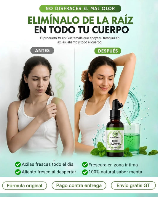 Benevolent™ Clorofila Liquida - Solución en Gotas